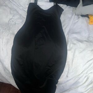 Adjustable straps black dress size small